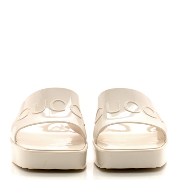 Gucci Platform Block Heel Slide Sandals - Picture 3 of 3